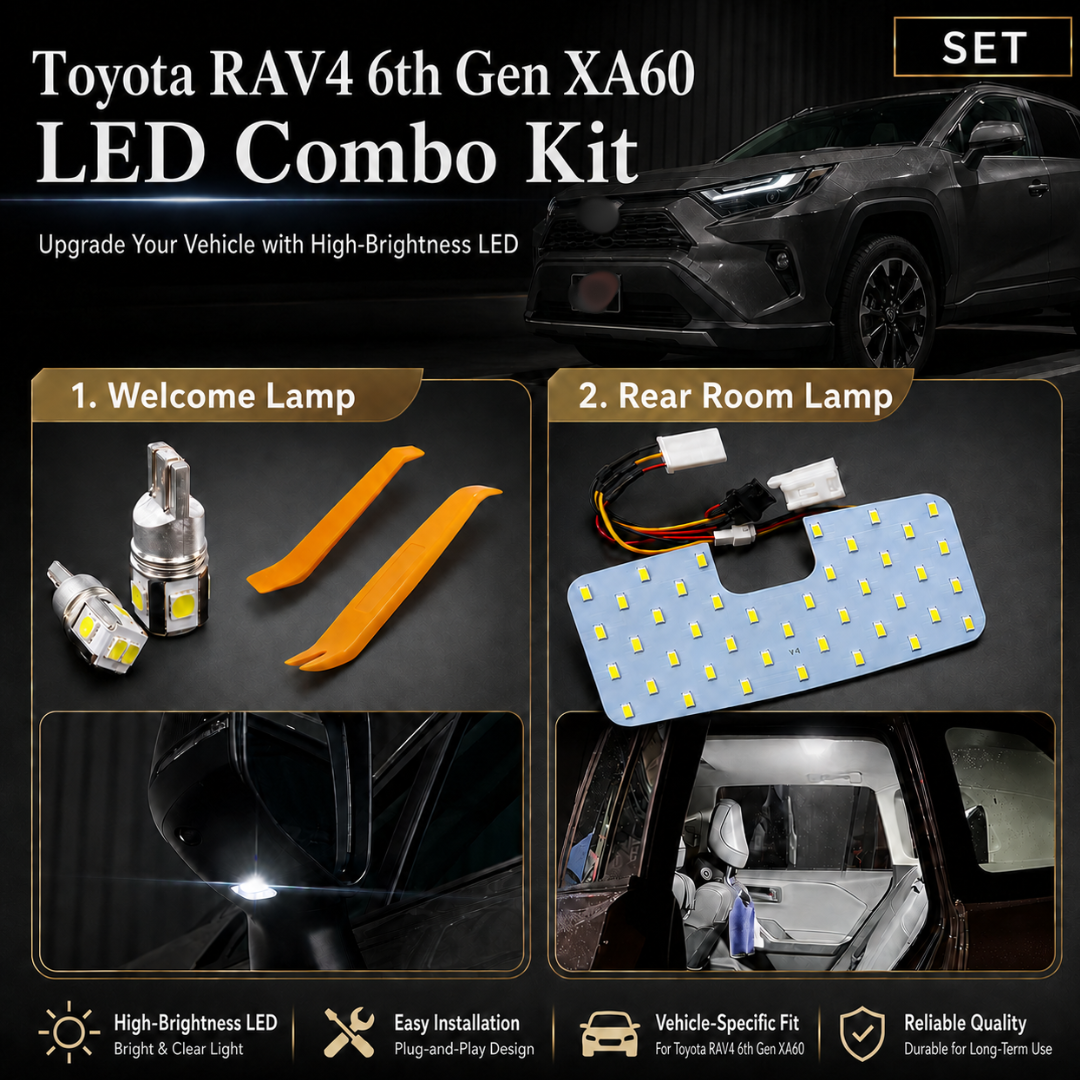 HYUGA LED Interior Dome & Welcome Light Kit for Toyota RAV4 XA60