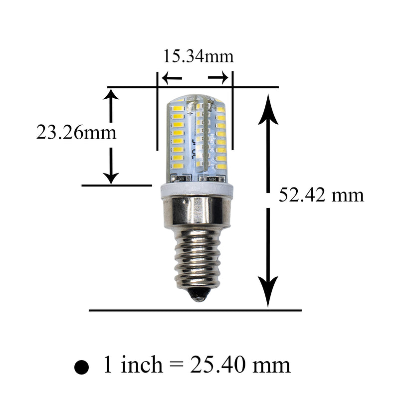 Sewing Supplies Sewing Accessories LED Sewing Machine Light 120V E12 Compatible with Brother Singer, Refrigerator, Oven - HYUGA PA LED BULB - HYUGA