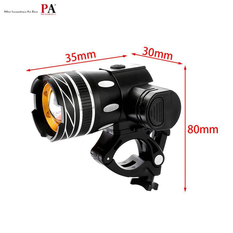 Bicycle LED Explore Headlight Flashlight PN-1 Outdoor Use, Super Bright T6 LED Rechargeable Per-Accurate Incorporation