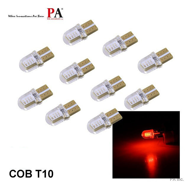 2 COB T10 LED Automotive Bulb For Instrument Dashboard Cluster, Interior, Map Light, Dome Light, Trunk Light, Door Light Per-Accurate Incorporation