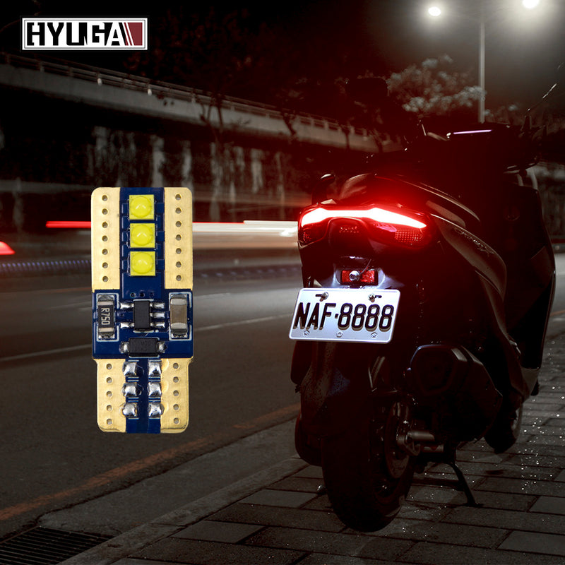 HYUGA 6 LED T10 Automotive Bulb HX-1 ｜ 300 lumen Per-Accurate Incorporation