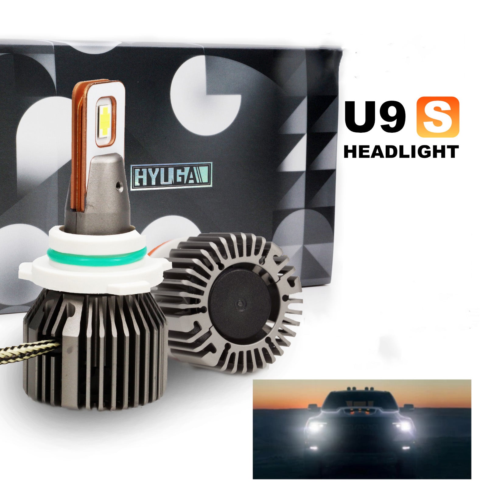 LED Headlight Conversion Kit for 2013-19 Dodge Ram U9S (9005 9012) + I