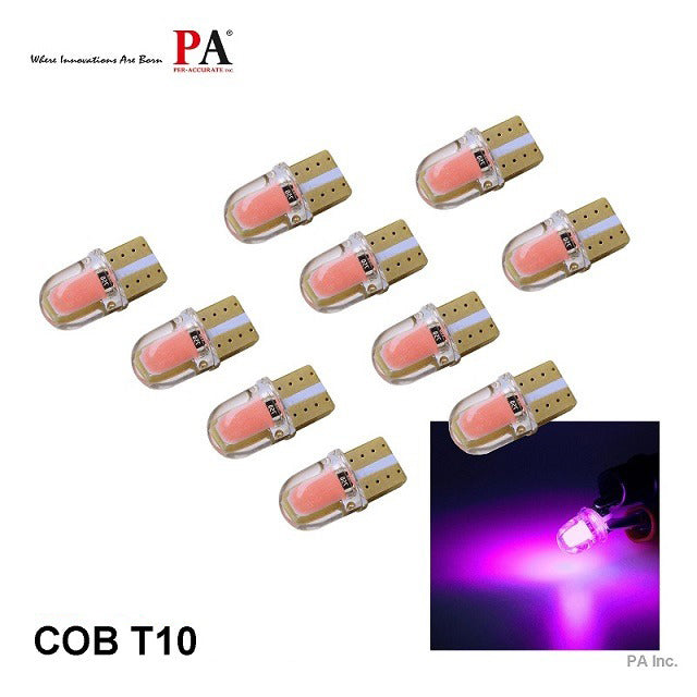 2 COB T10 LED Automotive Bulb For Instrument Dashboard Cluster, Interior, Map Light, Dome Light, Trunk Light, Door Light Per-Accurate Incorporation