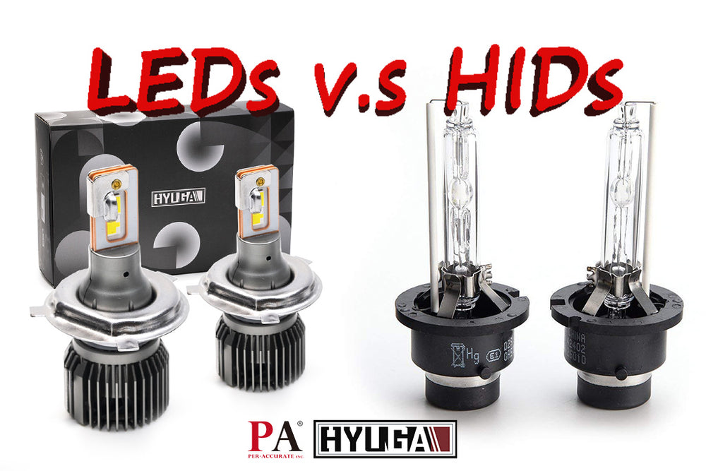 HIDヘッドランプをLEDヘッドライトにアップグレード｜HIDをLEDに交換
