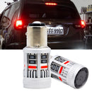 HYUGA BAY15D 1157 LED Brake Tail Light Bulb Super Bright Red LED Bulb for Brake Tail Light Parking Lights Stop Easy Install P21/5W (Pack of 2) PA LED BULB - HYUGA