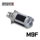 M9F｜H4 Mini Projector Lens HS1 H17 LED Headlight – Universal for Motorcycles & Cars – Hi/Lo Beam Projector, Enhanced High Beam, Direct Fit Projector Lens HYUGA LED BULB