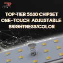 TOYOTA Full LED Interior Light Panel｜Corolla Cross Altis Yaris Direct Fit Full Panel Single Color 15-level Touch Control Adjustable Color Temperature and Brightness [Same Model Exported to Japan] HYUGA LED BULB