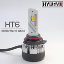 HYUGA HT6 4300K Warm White LED Headlight Bulb HYUGA LED BULB