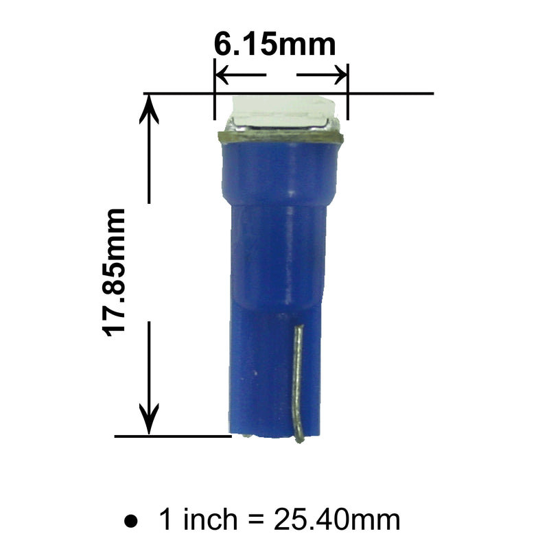 1SMD T5 5050 12V LED instrument Panel Dash Cluster Light Bulb + Twist Lock Socket (10PCS) Per-Accurate Incorporation