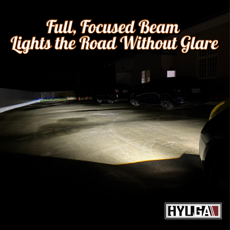 【HYUGA】3-Color Integrated Projector LED Fog Light Plug-and-Play for Toyota (YARIS / Altis / RAV4 / CAMRY / Vios) 2piecies a pack HYUGA LED BULB