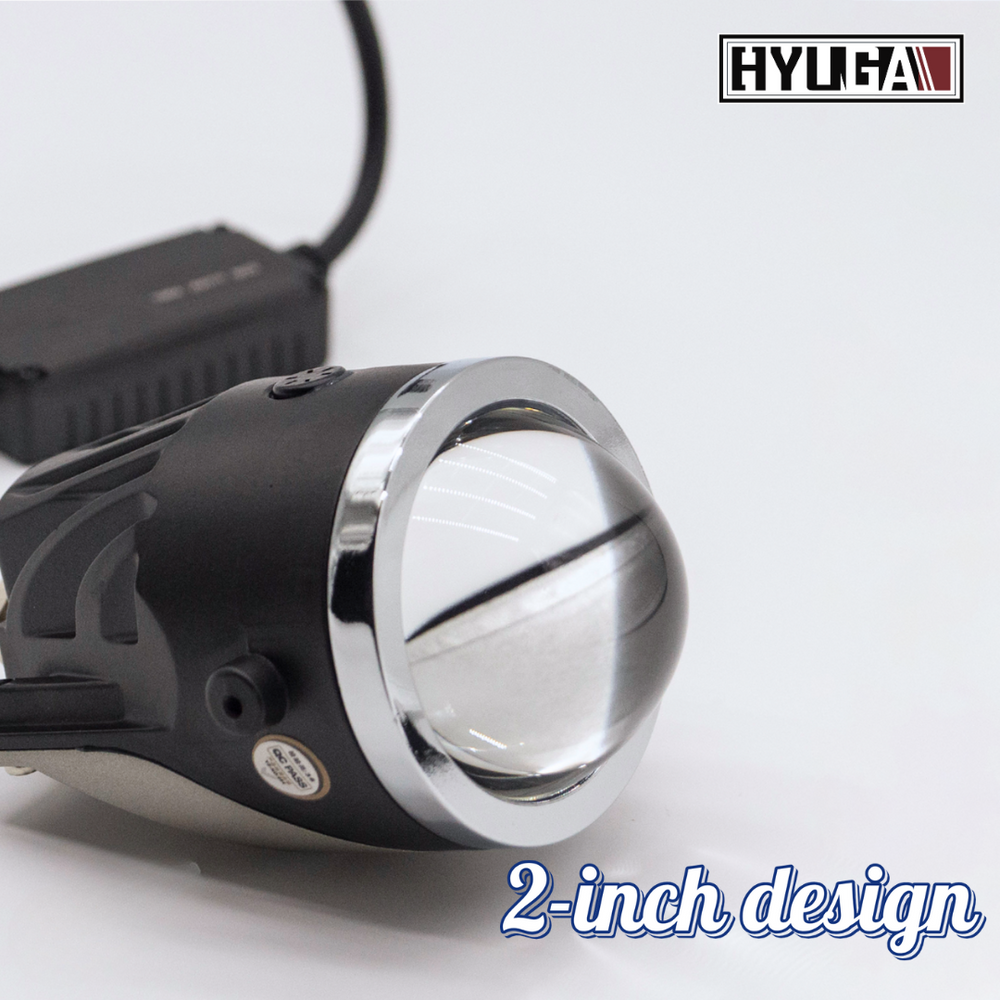HYUGA】3-Color Integrated Projector LED Fog Light Plug-and-Play for To