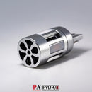 HYUGA T20 7440 7441 LED CANBUS Anti Hyper Flash Turn Signal Bulbs Amber with Fan Boost Built-in Load Resistor W21W WY21W (Pack of 2) PA LED BULB - HYUGA