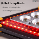 SC-1 LED Triangle Emergency Warning Light Multifunctional Waterproof Safety Flashing Signal Road Essential for Vehicle Accident/Repairing/Hazard/Camping/Hiking (Pack of 1) PA LED BULB - HYUGA