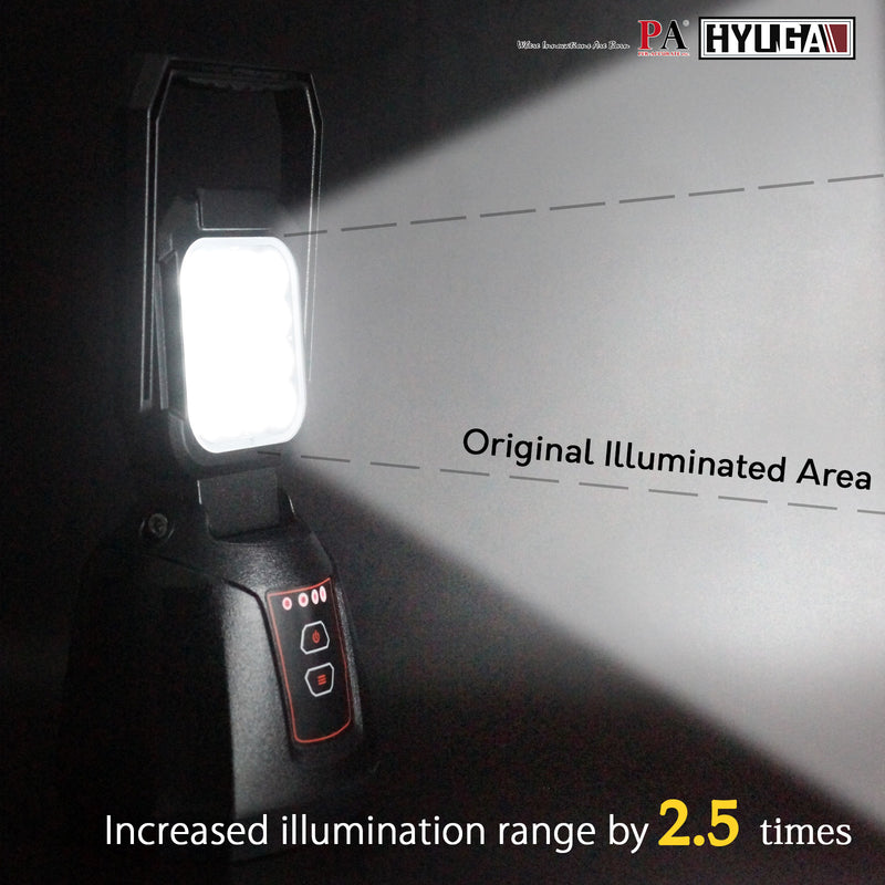 3.0 Super Bright Version LED Power Display Magnetic USB Rechargeable Portable Light Handheld Powerful Flashlight for Emergency, Outages, Home and More HYUGA PA LED PA LED BULB - HYUGA