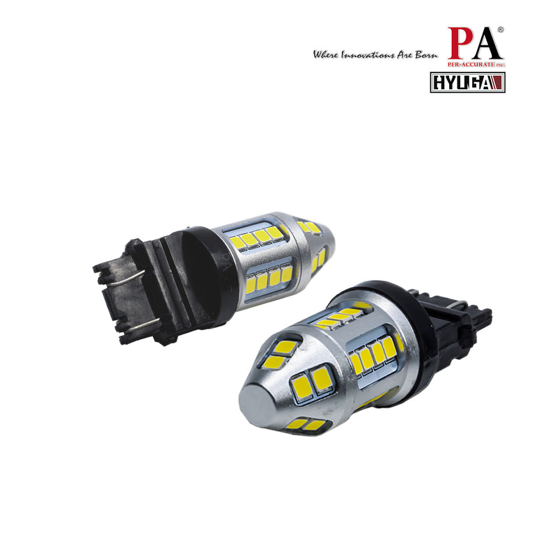 PA 30SMD 3157 2835 Auto LED Bulb 12V for Turn Signal Side Marker Stop Backup Tail Light (3056 3156 3156A 3057 4057 3157 4157 T25)