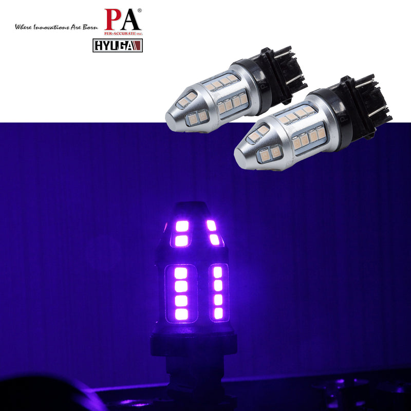 PA 30SMD 3157 2835 Auto LED Bulb 12V for Turn Signal Side Marker Stop Backup Tail Light (3056 3156 3156A 3057 4057 3157 4157 T25)