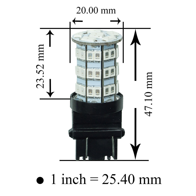 Fit For 1999 Ford Mustang GT 3157 LED custom Front Side Marker Light | Yellow HYUGA (2 Bulbs) Per-Accurate Incorporation