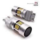 Fit For 1999 Ford Mustang 3157 custom LED Front Turn Signal Light Anti Hyper Flash CANBUS Error Free Switchback Dual Color Bulb White Amber | G54 Series HYUGA (Pack of 2) PA LED BULB - HYUGA