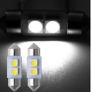 31MM LED Dome Reading License Trunk Door Light 12V White with Polarity HYUGA LED BULB