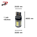 LED COB Automotive Exterior Reverse Light DRL T20 7443 1157 BAY15D 1156 P21W 360 degree light (Pack of 2) Per-Accurate Incorporation