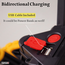 SC-1 LED Triangle Emergency Warning Light Multifunctional Waterproof Safety Flashing Signal Road Essential for Vehicle Accident/Repairing/Hazard/Camping/Hiking (Pack of 1) PA LED BULB - HYUGA