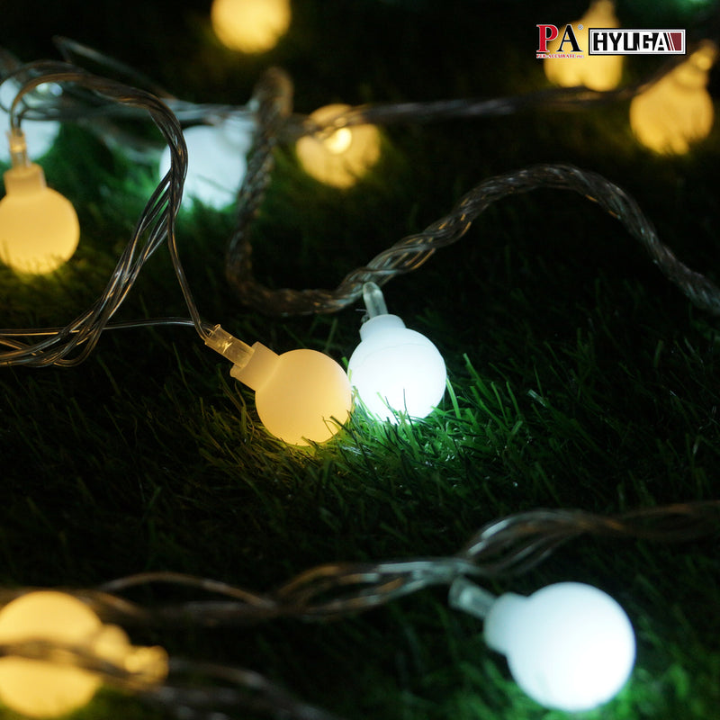 LED String Lights, Mini Battery Powered Copper Wire Operated Lights for Bedroom, Christmas, Parties, Wedding, Centerpiece, Decoration (10m/32.8ft Warm White),1 Pack PA LED BULB - HYUGA