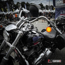 Fit for Harley-Davidson Motorcycle Generic Turn Signal Light LED Bulb replacements 48SMD 1157 Bay15d High Brightness Blinker Lamp Dual Color White + Amber (Yellow) | 2 bulbs HYUGA LED BULB