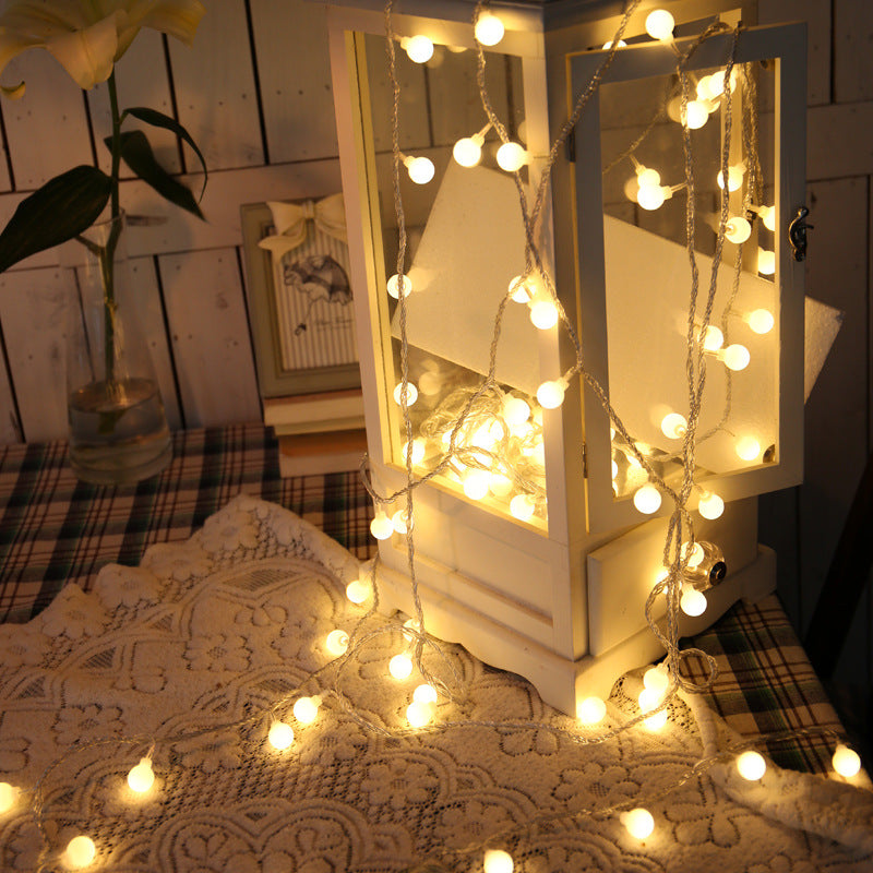LED String Lights, Mini Battery Powered Copper Wire Operated Lights for Bedroom, Christmas, Parties, Wedding, Centerpiece, Decoration (10m/32.8ft White),1 Pack PA LED BULB - HYUGA