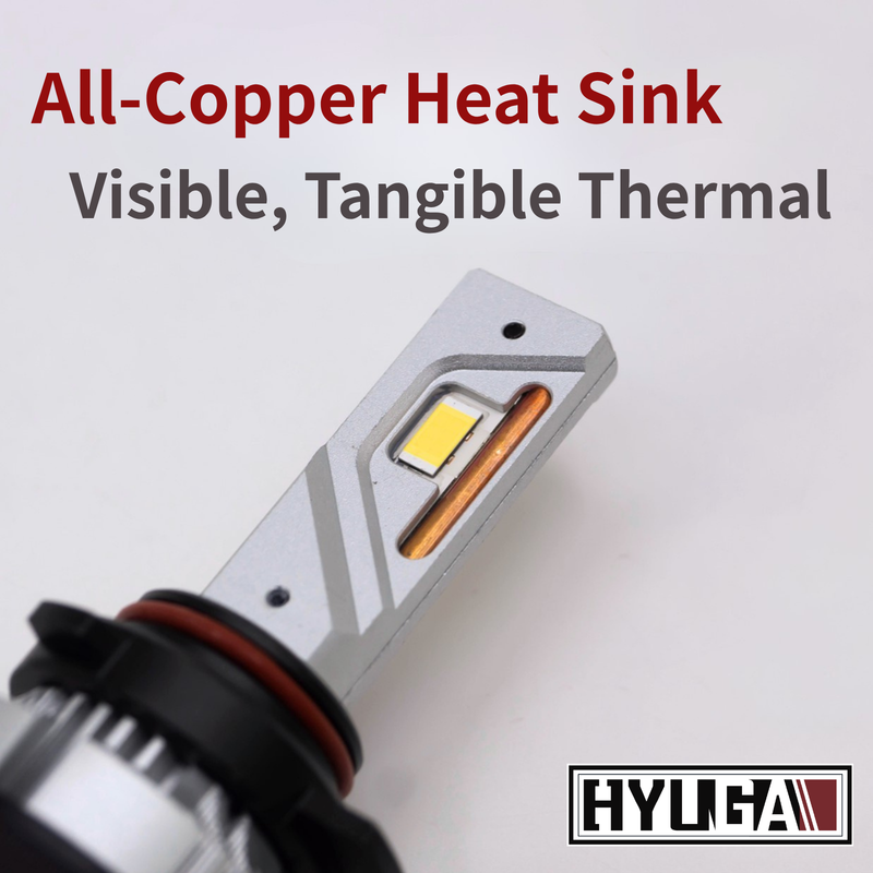 HYUGA HT6 4300K Warm White LED Headlight Bulb HYUGA LED BULB
