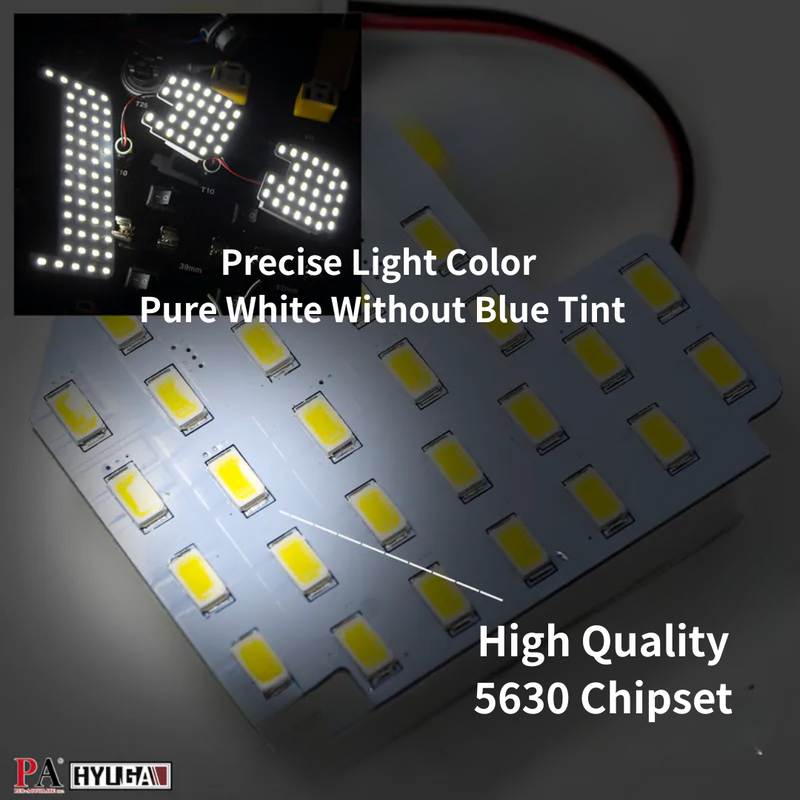 HYUGA LED Interior Dome Light Kit for Suzuki Jimny – White Warm White Yellow 15-Level Touch Dimmable Plug & Play | JDM Export (Pack of 1 set) HYUGA LED BULB