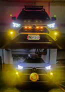 TF1 2x LED Fog Light Bulbs 3000K Amber 6000K White 30W Plug and Play Compatible with 2020~ Corolla Cross, Corolla, CHR, SIENTA, RAV4, HILUX HYUGA (Pack of 2) (副本) PA LED BULB - HYUGA