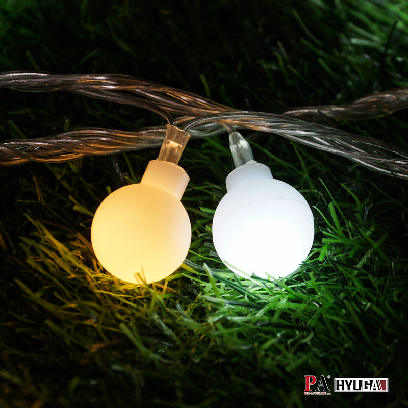 LED String Lights, Mini Battery Powered Copper Wire Operated Lights for Bedroom, Christmas, Parties, Wedding, Centerpiece, Decoration (10m/32.8ft Warm White),1 Pack PA LED BULB - HYUGA