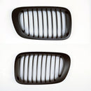 PA 1 SET Matt Black Kidney Grilles fits for E46 Coupe Convertible (99-03 Pre-Facelift, inc M3 01-06) PA LED BULB - HYUGA