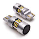 7443 7444 T20 LED Turn Signal Light Anti Hyper Flash CANBUS Error Free Switchback Dual Color Bulb White Amber | G54 Series HYUGA (Pack of 2) PA LED BULB - HYUGA