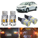 LED Bulb compatible with Honda Fit 2020 2021 2022 2023 2024 LED Turn Signal Light Indicator Light Blinker Light Rear Turn Signal/&nbsp;Reverse Light Backup Light Tail light/ Fog lights TF1 (White)/ Fog lights TF1 (Yellow) HYUGA LED BULB