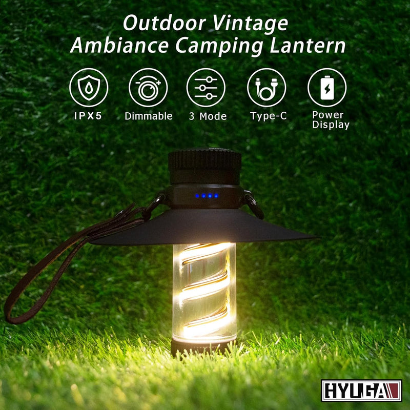 licht camping LED Camping Lantern 600 Lumens Ultra Bright Rechargeable Light with Ty