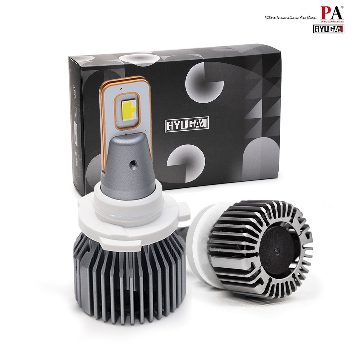 HYUGA GX827 H8 H9 H11 H16J LED Headlight Fog Light White 6500k 50W 570