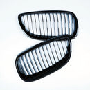 PA 1 SET Gloss Piano Black Front Kidney Grille for BMW E92 (2PCS/PAIR) PA LED BULB - HYUGA