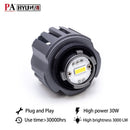 HYUGA LW5B TR1 2x LED Reversing Backup Light Bulbs 6000K White 30W Plug and Play Compatible with 2019~ Toyota Corolla Hatchback, GR Corolla, Lexus UX200 UX250h UX300e LX600 LW5 LW5B LW5A PA LED BULB - HYUGA