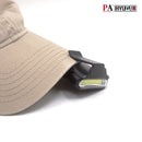 LED Clip-on Cap Lights Hat Flashlight COB LED Waterproof Ultra Bright Hands-Free Hat Light Flashlight Headlamp for Hunting Camping Running Fishing Hand Make (Pack of 4) PA LED BULB - HYUGA