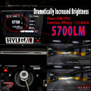 HYUGA H1 H4 H7 H8 H9 H11 9005 9006 9012 LED Bulbs 100W 11400LM 6000K White for Headlight Fog Light | GX827 Series, Pack of 2 PA LED BULB - HYUGA