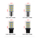 1156 7506 P21W BA15S LED Turn Signal Reverse Backup Light Bulb White Need Extra Resistor with Polarity HYUGA (2 Bulbs) HYUGA LED BULB
