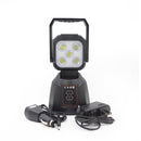 2.0 Power Display 20W LED 2000 Lumens Rechargeable Portable Light Handheld Powerful Flood Flashlight Magnetic Base with A/C & D/C Chargers 4 Function for Emergency, Outages, Home and More HYUGA PA LED Per-Accurate Incorporation