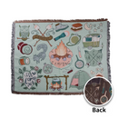 HYUGA Extra Large Camping Blanket (68"x48")- Camping Rug, Beach Blanket, Picnic Blanket, Outdoor Blanket, Bed Sofa Couch PA LED BULB - HYUGA