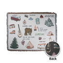 HYUGA Extra Large Camping Blanket (68"x48")- Camping Rug, Beach Blanket, Picnic Blanket, Outdoor Blanket, Bed Sofa Couch PA LED BULB - HYUGA