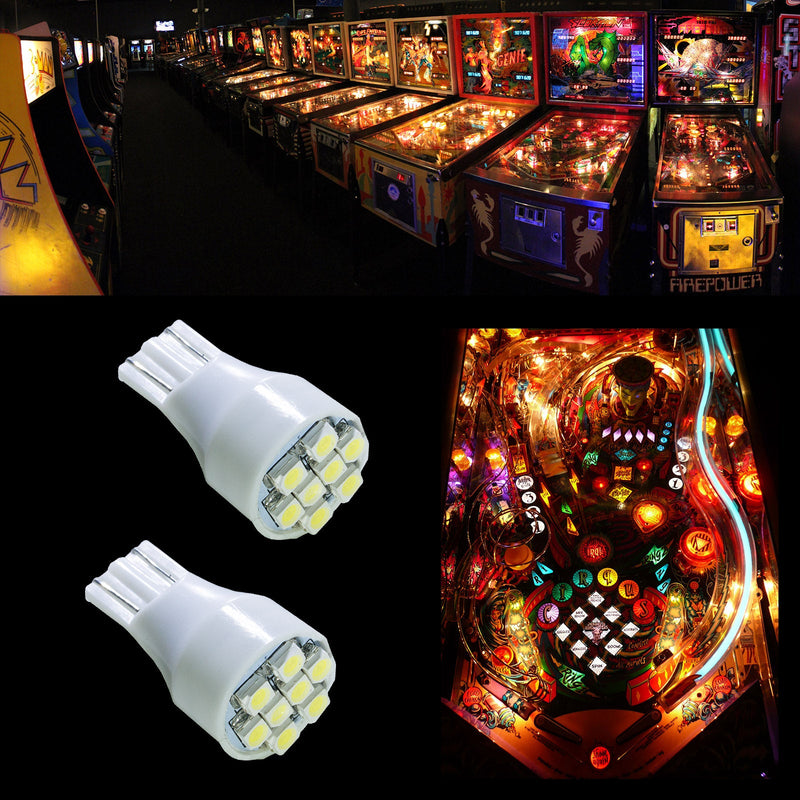 8SMD T15/BA15S 12V DC #89 #906 Flashing Arcade Pinball Machine Light B