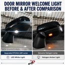 【PA LED】LED Door Mirror Welcome Light / Puddle Light T10 Fit For Toyota RAV4 6th Gen XA60 High-Brightness Version, HX2 6-Chip 2835 2pcs HYUGA LED BULB