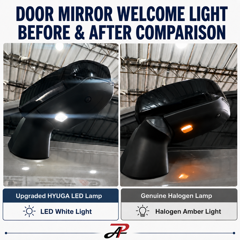 HYUGA LED Mirror Puddle Light T10 Kit for Toyota RAV4 XA60