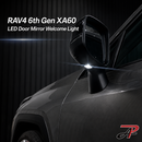 【PA LED】LED Door Mirror Welcome Light / Puddle Light T10 Fit For Toyota RAV4 6th Gen XA60 High-Brightness Version, HX2 6-Chip 2835 2pcs HYUGA LED BULB