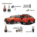 Compatible with 2014-2020 TOYOTA 4Runner Whole LED Replacement Package (low high beam headlight, fog light, turn signal, interior light...) Per-Accurate Incorporation